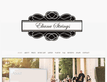 Tablet Screenshot of elianastrings.com